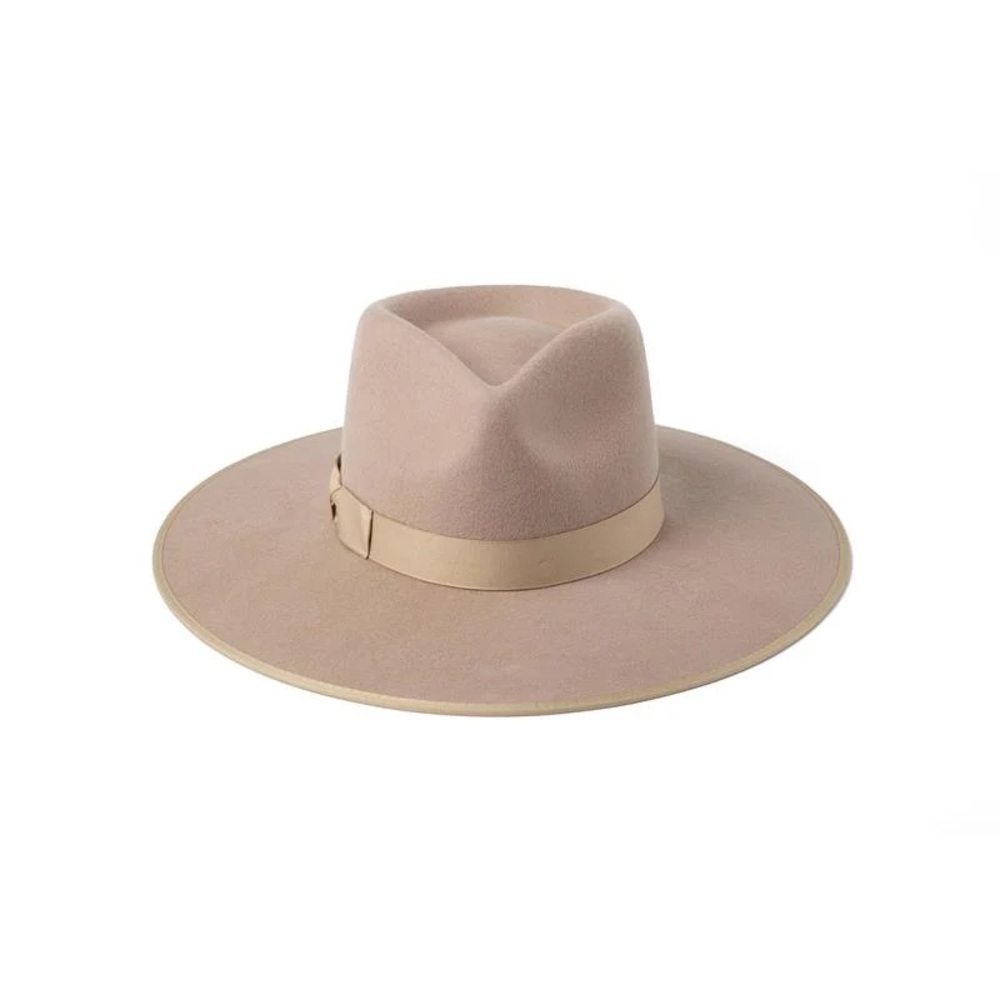 Lack Of Color Taupe Wide-Brim Hat